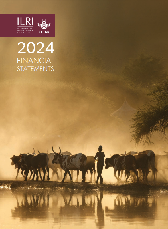 Cover of ILRI 2024 financial statements