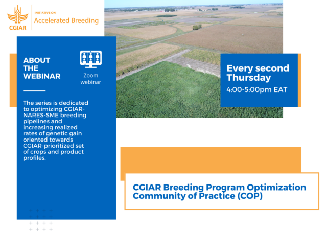 Breeding Optimization Commmunity of Practice webinar