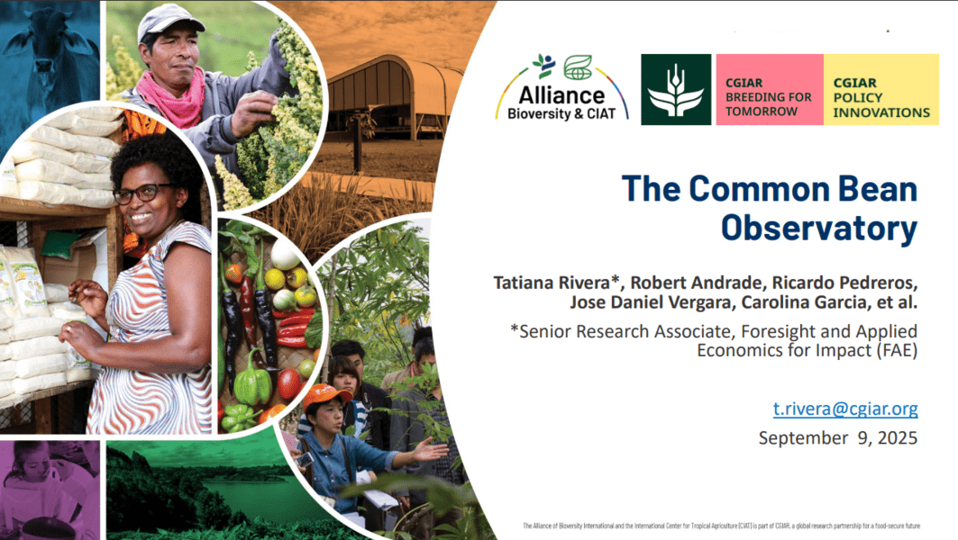 The Common Bean Observatory